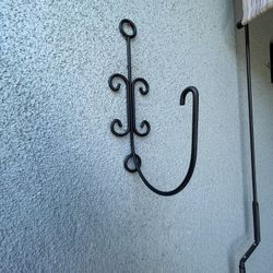 Wall Mounted Hook For Hanging Plants 15.5” X 8”