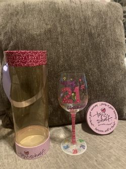 21st Birthday Glassware 