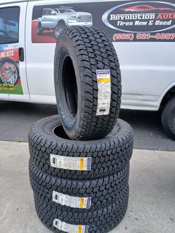 Tacoma Trd Tires New 265 70R17 Goodyear Wrangler ATS $650 set of four install mount and balance 👌