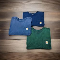 3-Carhartt Men's Size (3X) K-87 Pocket T-Shirts