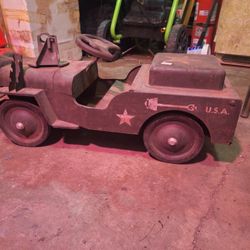  Vintage Structo Army Jeep