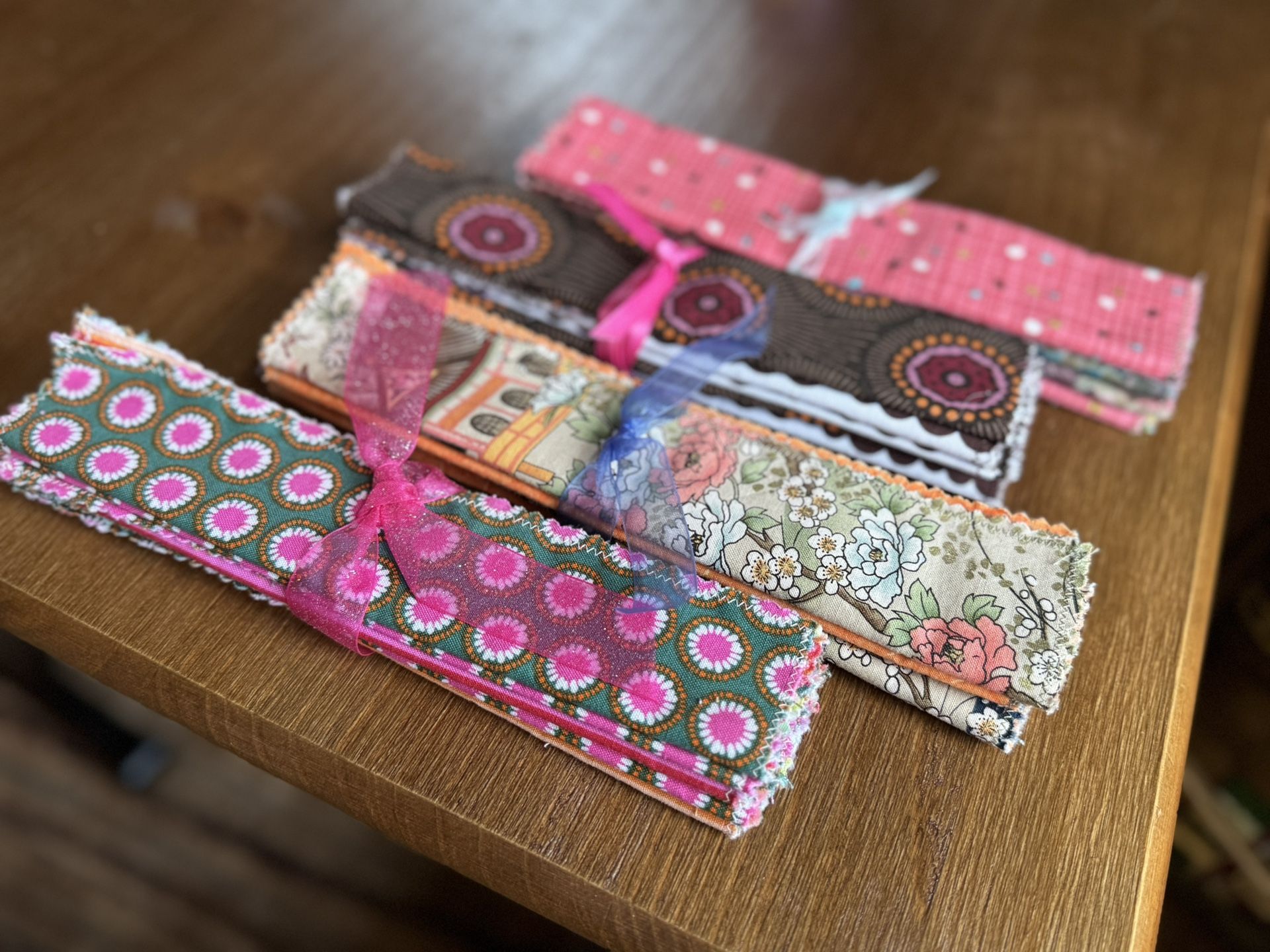 Fun Print Cotton/Linen Napkins - 4 Sets of 4