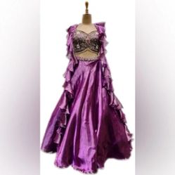 Violet/Purple Indian Lehenga for Sale