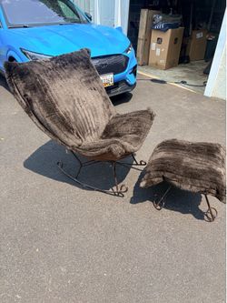 Chair and ottoman