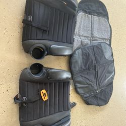Chicco Backless Booster Seats With LATCH (2) Includes Seat Mats 