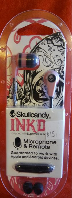 Skullcandy Samsung JVC iPhone earbuds headphones ear bud many different types of available