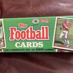 Topps Football Cards 1991 OPEN BOX