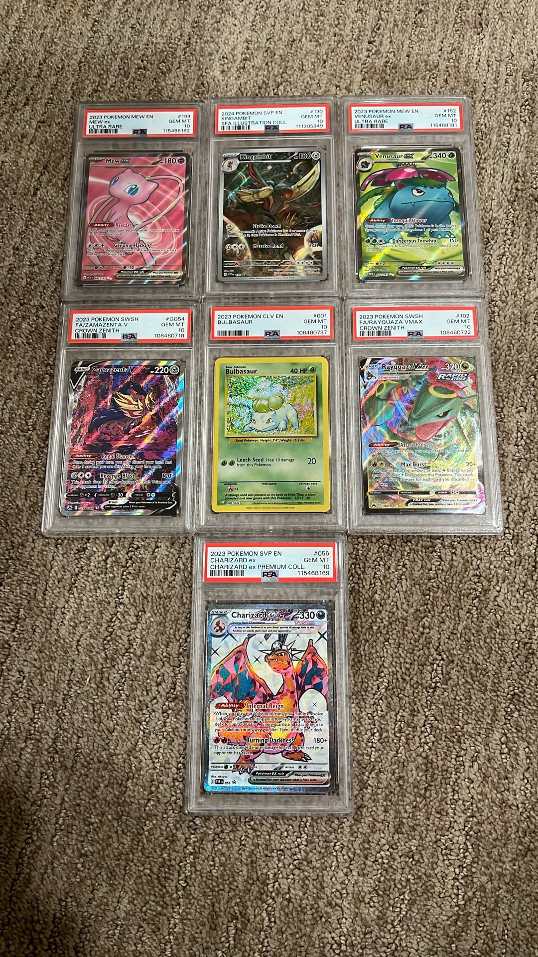 PSA 10 Pokemon Lot