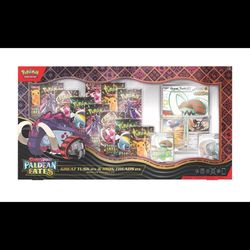 Paldean Fates Great Tusk Ex & Iron Treads Ex Premium Collection