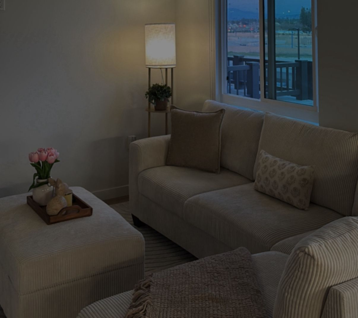 CREAM COUCH