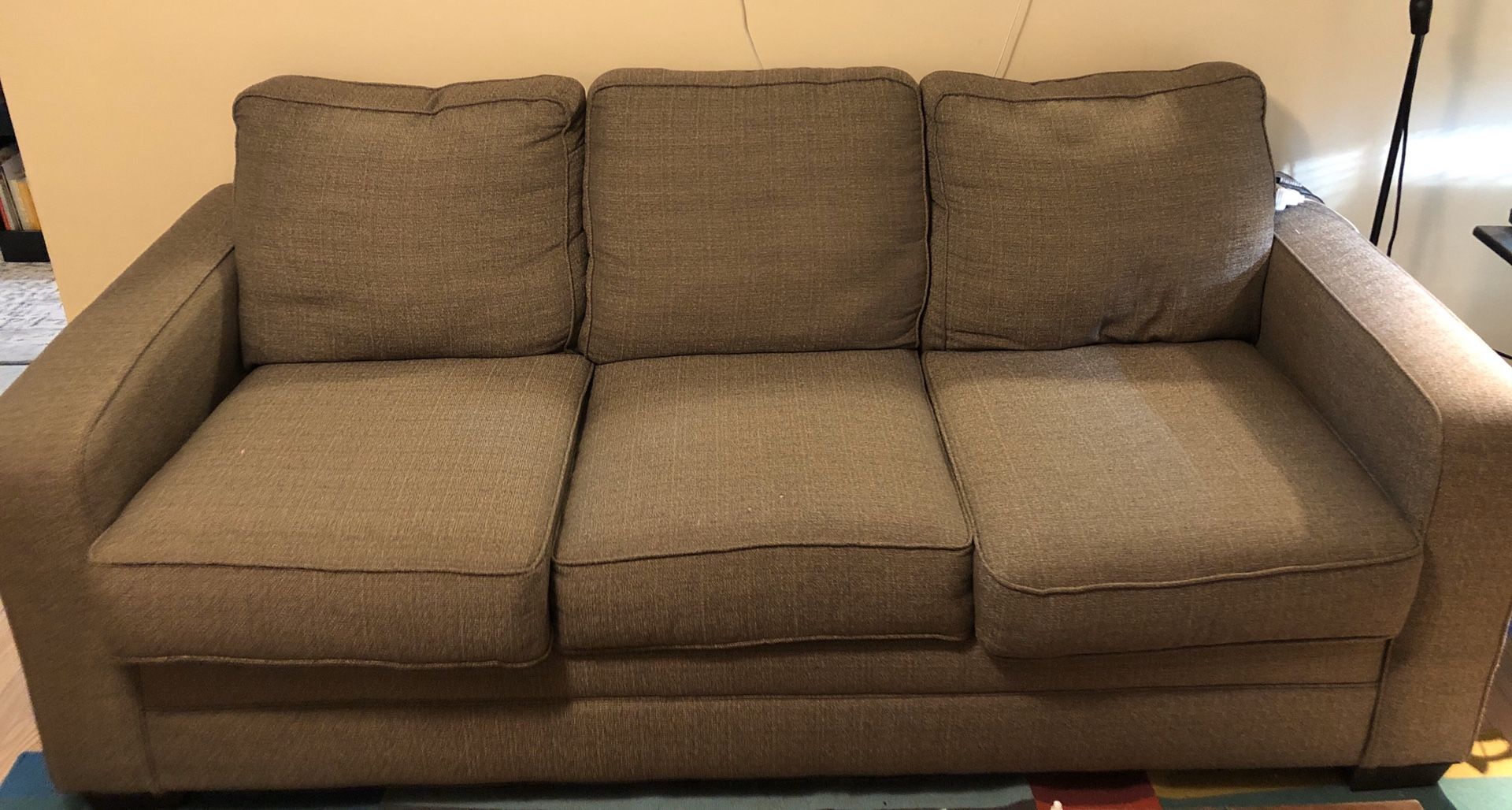 Gray 84’’ Wide Couch