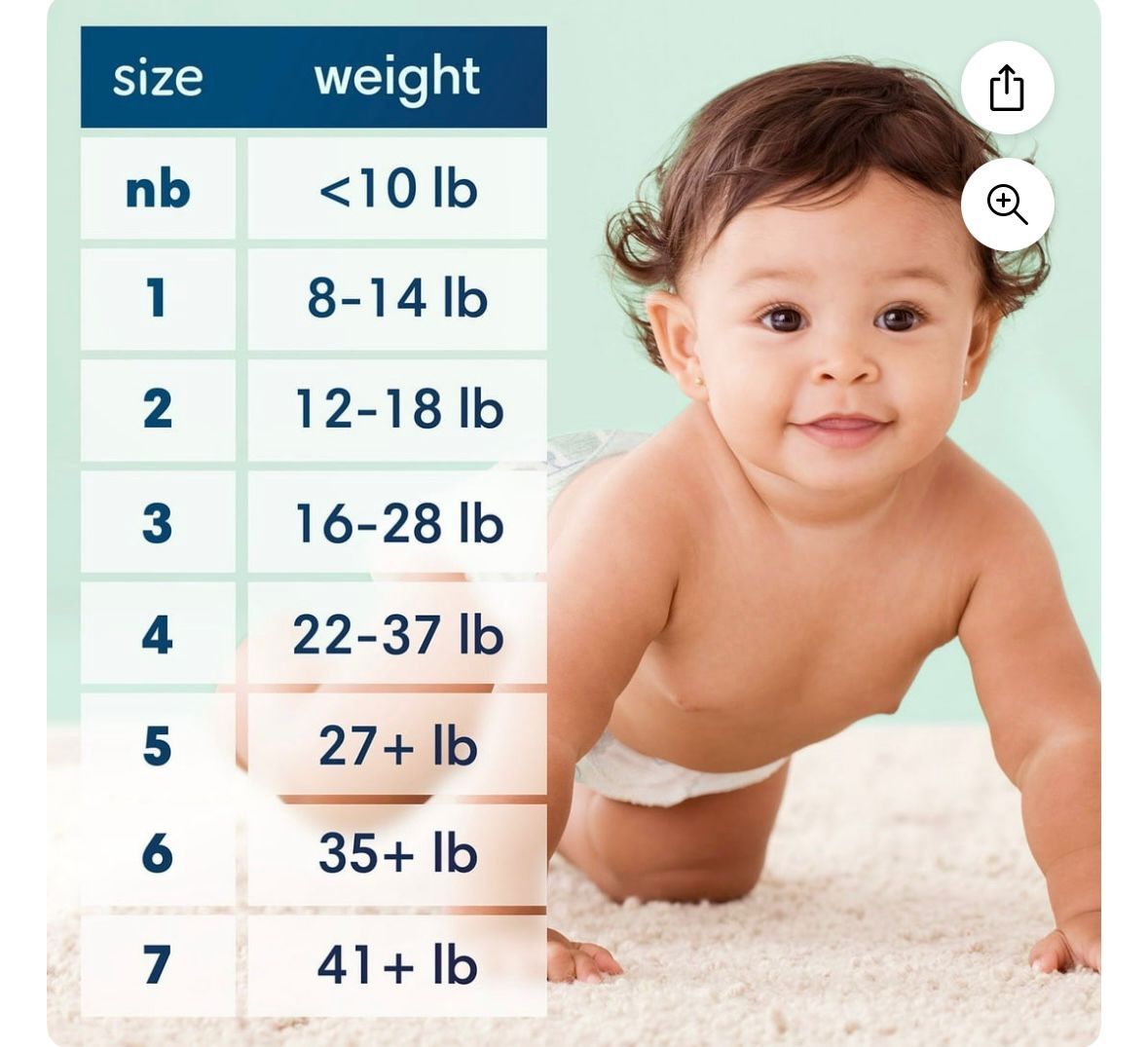 Pampers Pure Baby Diapers Leakproof, 58 Diapers