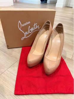 Christian Louboutin Rolando Nude Pumps
