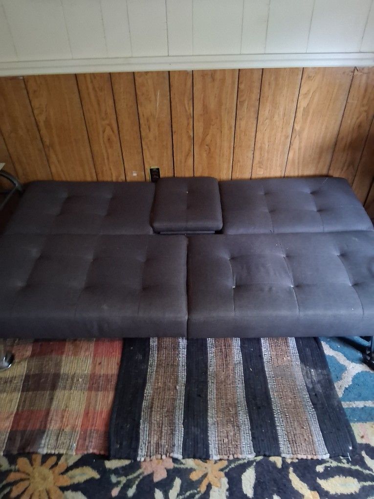 Grey Medium Futon.