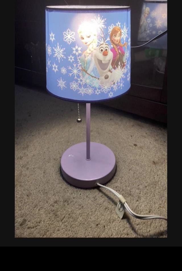 Frozen Disney Girly Lamp 