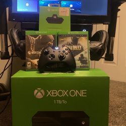 Xbox One With Monitor/tv 