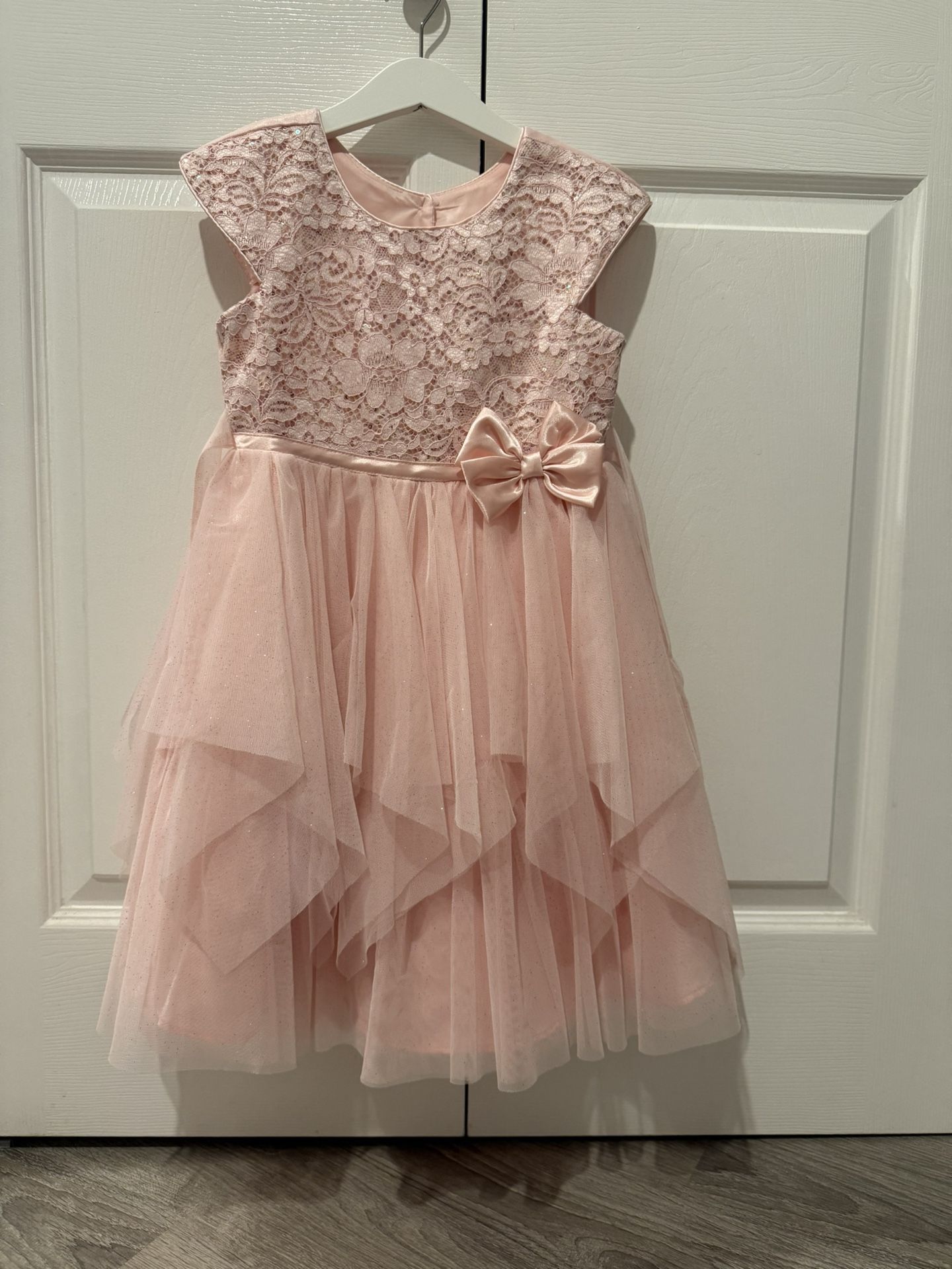 (Size 5T) Pink Girl's Dress By Kona Michelle