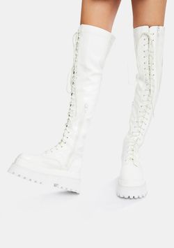 ELECTRIC ANGEL KNEE HIGH BOOTS (dollskill)