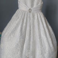 HOLY COMMUNION DRESS, SZ 7!