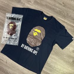 Navy Blue Bape Shirt