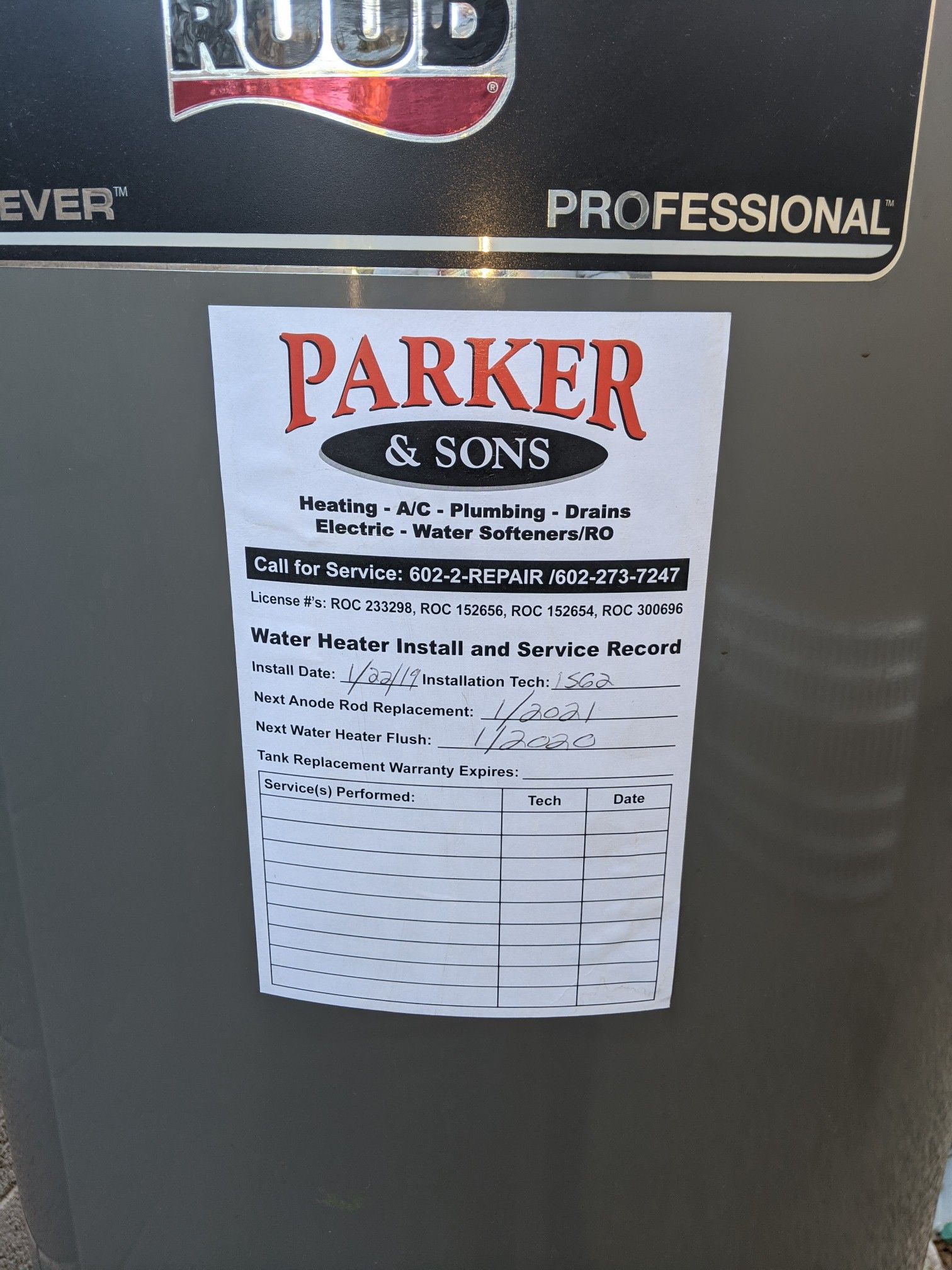 Ruud 50 gal water heater for Sale in Cave Creek, AZ OfferUp