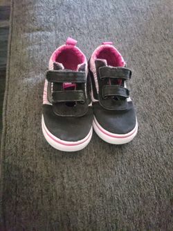 Girls Vans 9c