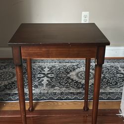 Lovely Bombay Company Square Accent End Table 