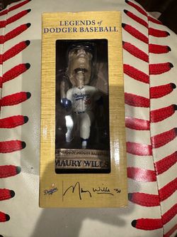 Maury Wills Legends of Dodger Baseball Bobblehead