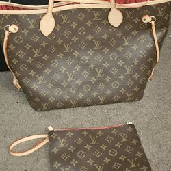 Christmas NEVERFULL Bag With Wallet