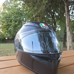 AGV Motorcycle Helmet With Built in Headphones And Microphone