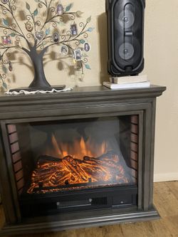 Electric Fireplace Heater With Remote
