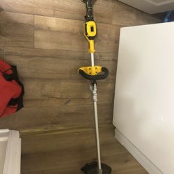 Dewalt Weed Eater With Battery And Charger
