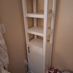 White Bathroom Shelf