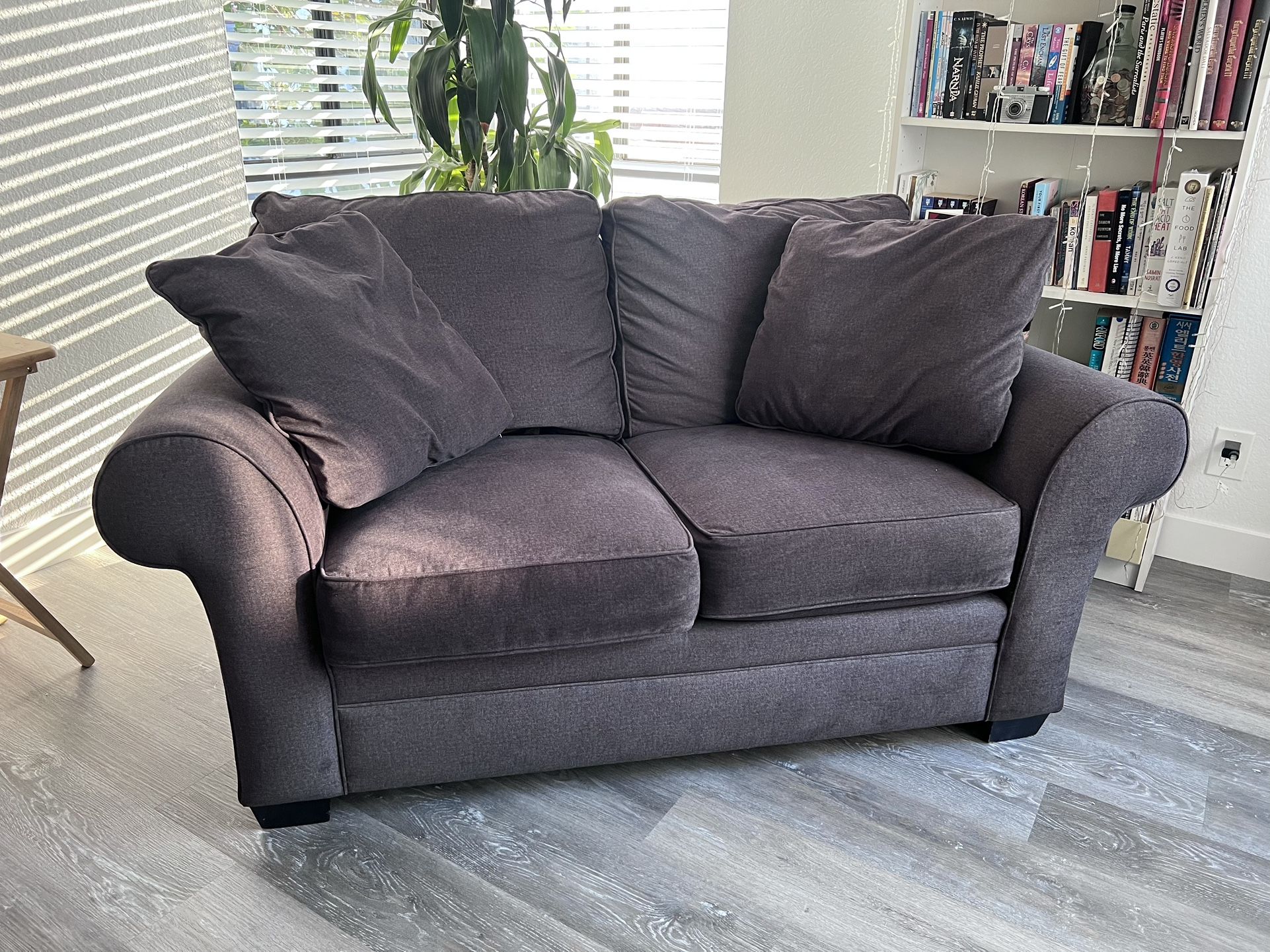 Grey-Brown Loveseat