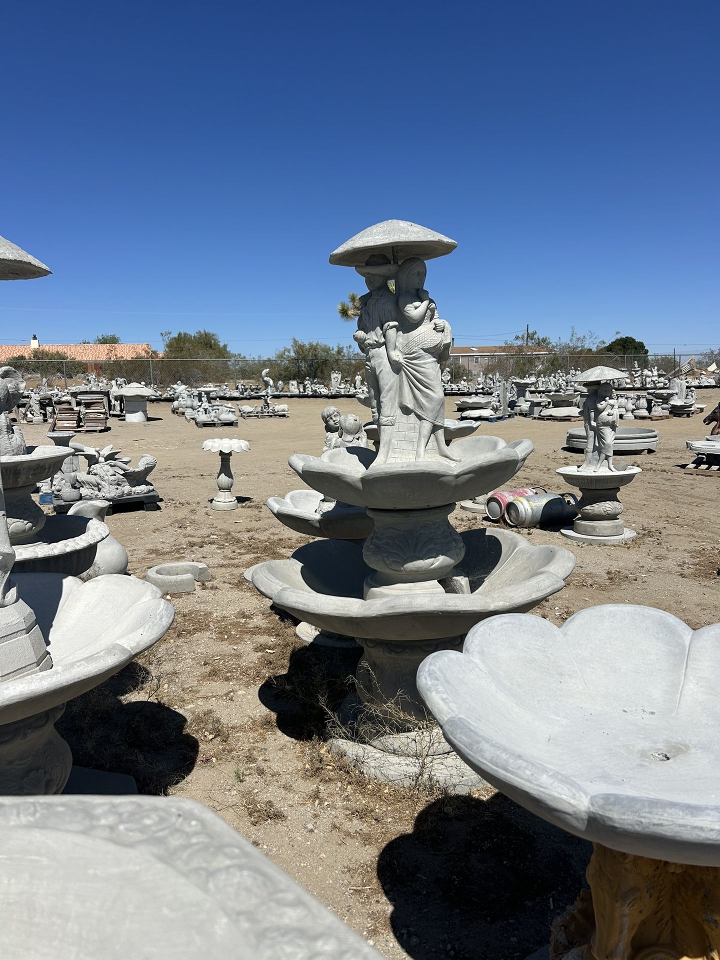 New Fountain Made Out Of Cement