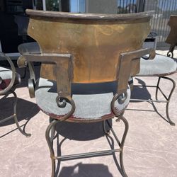 One-of-a-kind Wrought Iron Chair Set