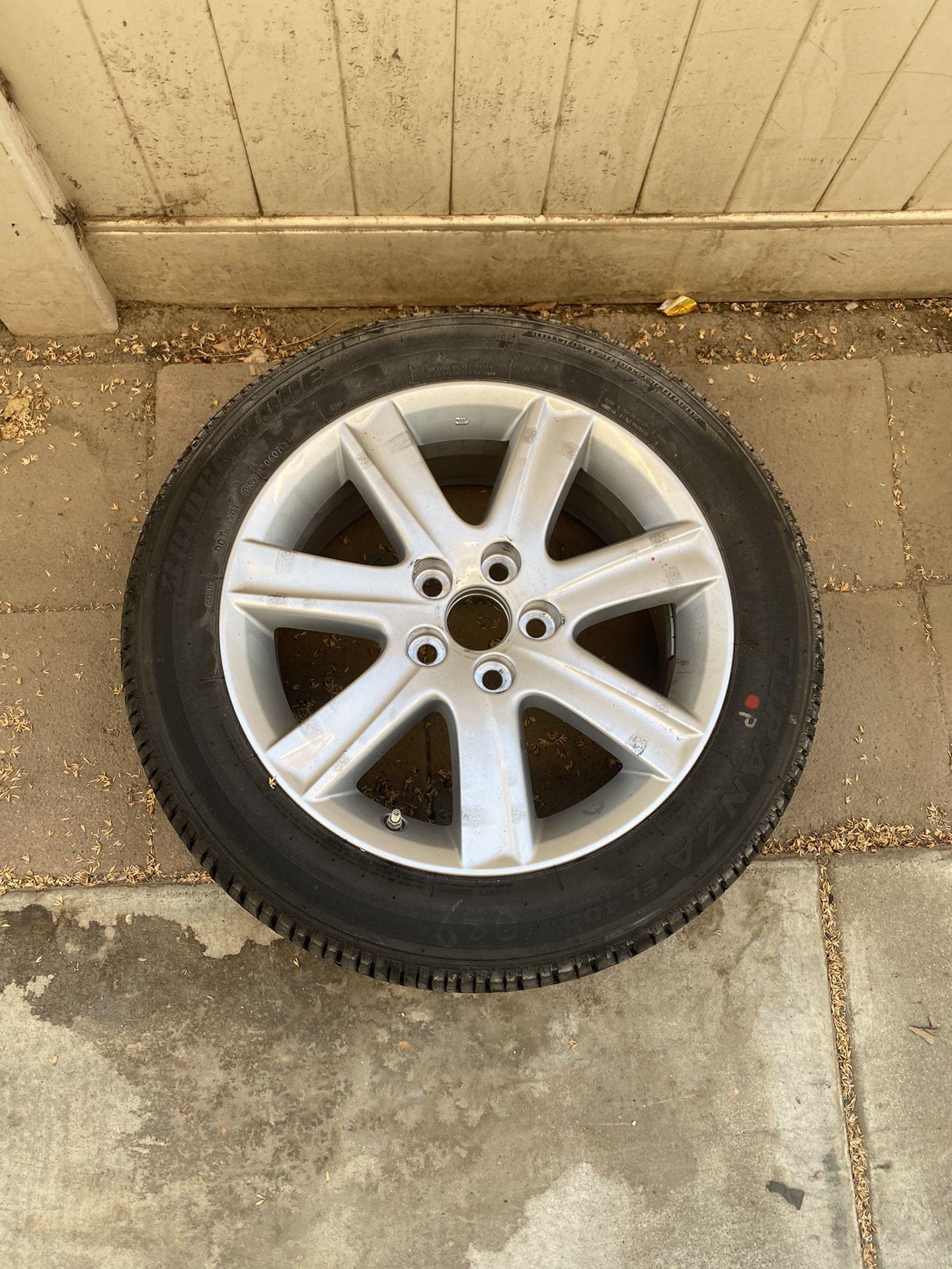 Spare rim and tire 07 Lexus ES 350