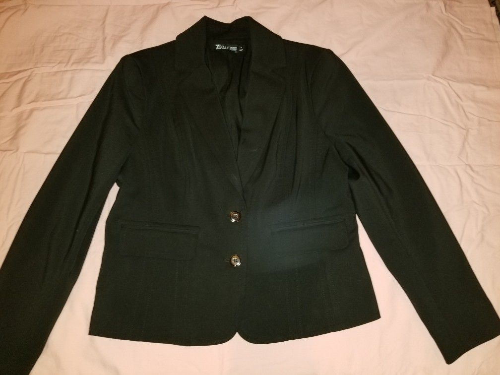 Black business suit