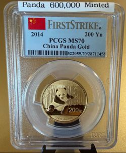 2014 Gold 1/2 Panda