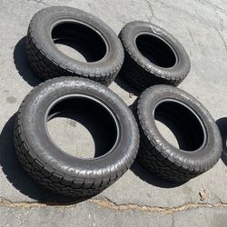 4 — 285/60r18 Toyo Tires 90% Treads 2024 DOT 