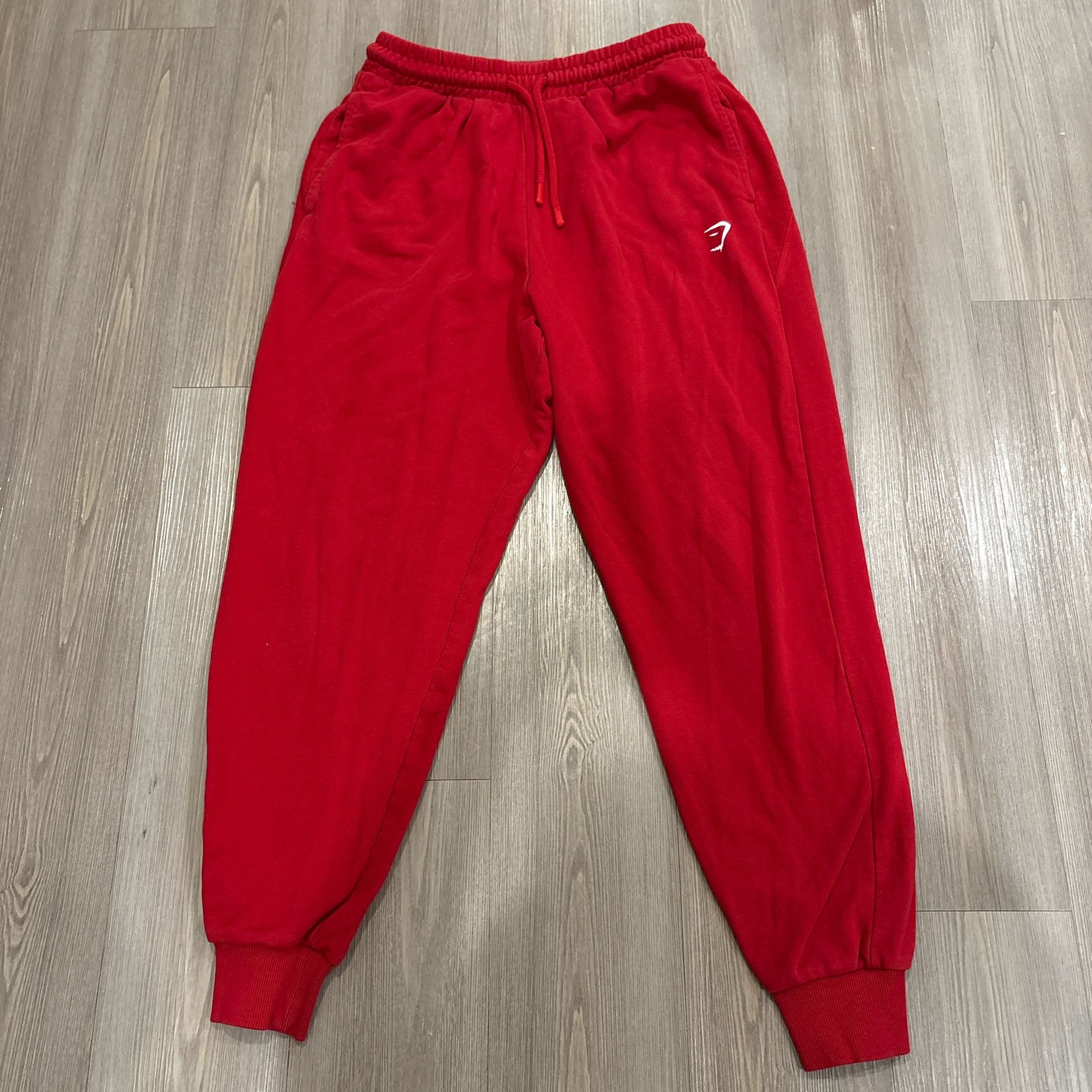 Red Gymshark Jogger Sweatpants 