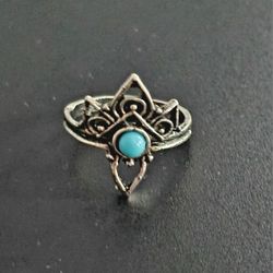 FASHIONISTA BOHO TURQUOISE NEW SIZE 6 RENAISSANCE RING