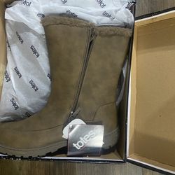Totes Nala 100-0872 Size 6M All Weather Waterproof 💦 Brown 🤎 leather Boots