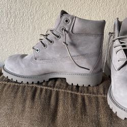 Timberland Boots Youth Size 2 Grey NEW