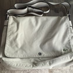 $20 LACOSTE MESSENGER BAG Large Vintage 