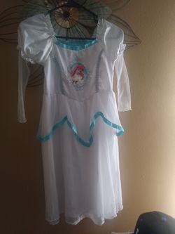 Costume de Ariel la sirenita de novia de la tienda de Disney talla s 5/6