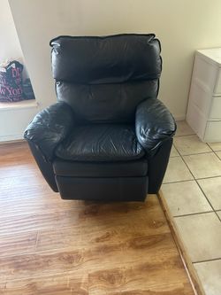 Drk. Blue Recliner