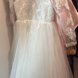 White dress for girls