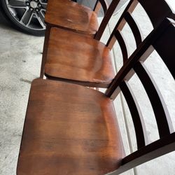 Wood Counter Chairs