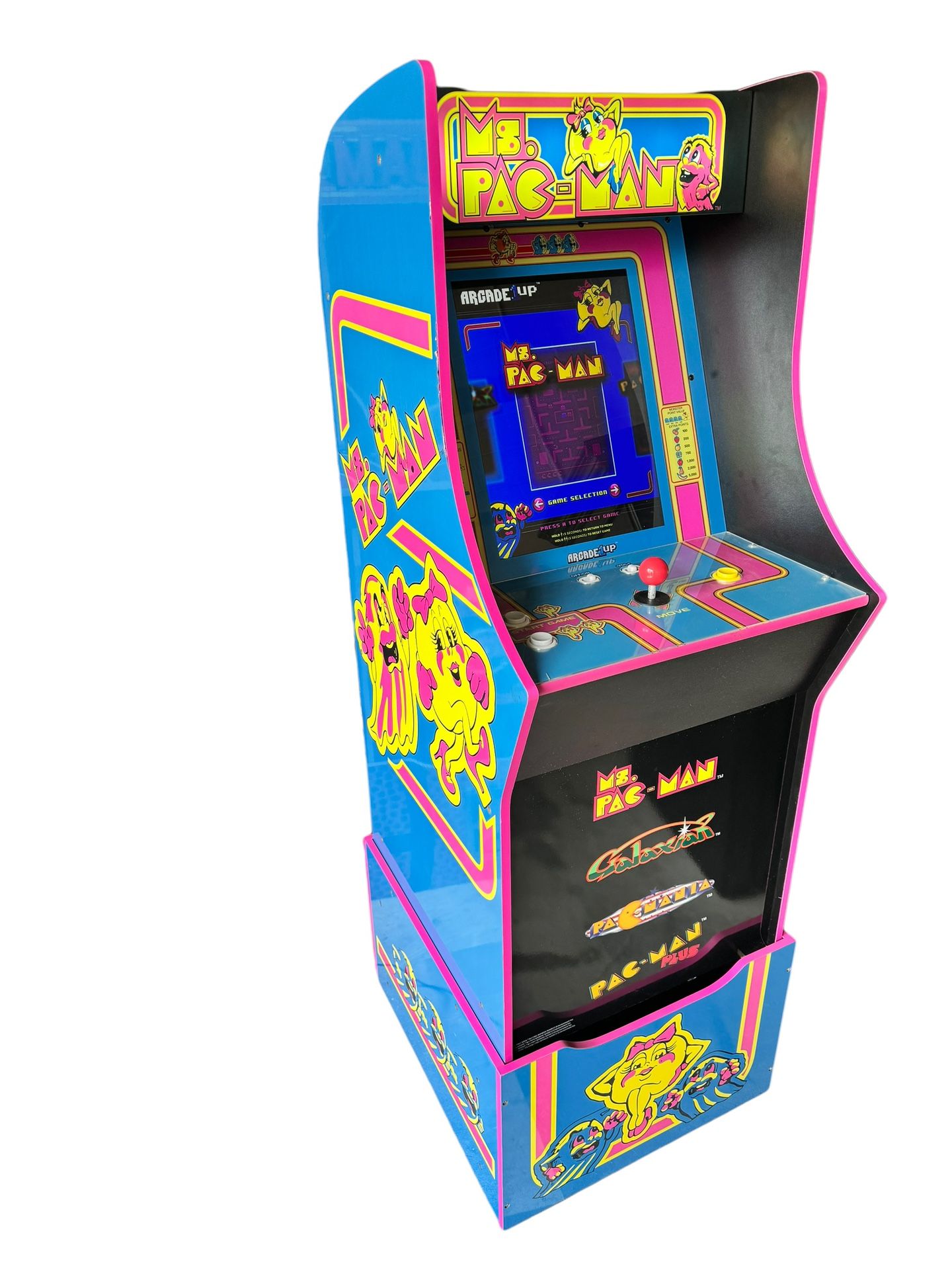 Retro Arcade Ms.Pac-Man with WIFI, 4 Classic Games Included